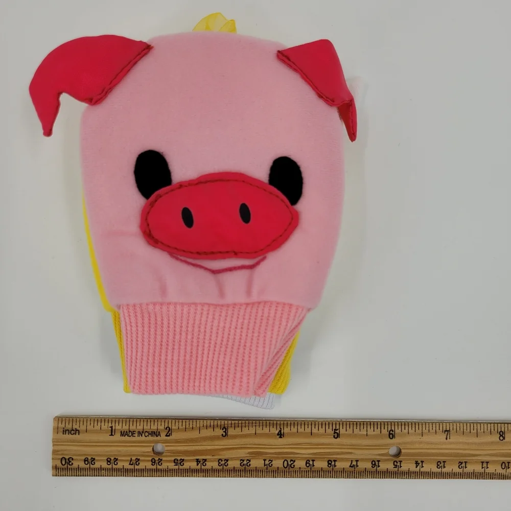 Excellerations Farm Hand Puppets Set Of 3 Pig Cow Duck Learning Resource NEW